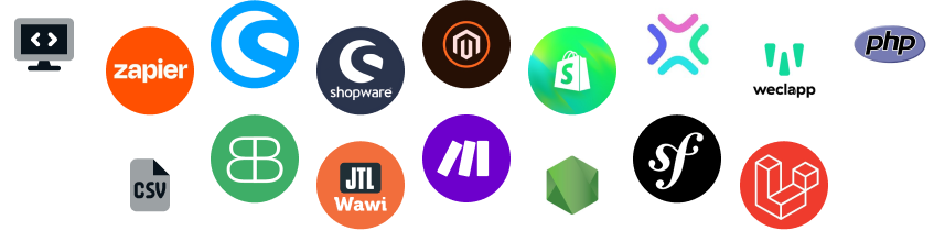 Shop and ERP integrations