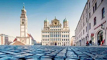 Spedition-Augsburg mit Transportlaufzeiten und Preisen bei kvouts